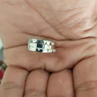 حلقه مردانه پلاتین عیار 800