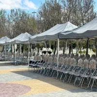 کرایه تاج گل ترحیم ۴طبقه ۲۰۰ تومان تابلو سایبان|خدمات پذیرایی، مراسم|اردبیل, |دیوار