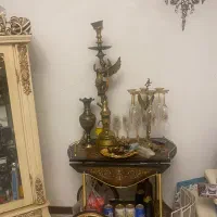 میز بار  چوبی چرخ دار