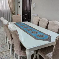 مبل هفت نفره با میز وسط و عسلی و میزغذاخوری ۸ نفره|مبلمان خانگی و میز عسلی|تهران, ارامنه|دیوار