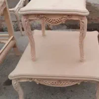 میز جلو مبلی مدل گندمی