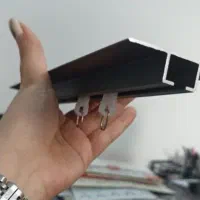 پروفیل پرده لبه دار فریم لس لاین نوری جفت کناف