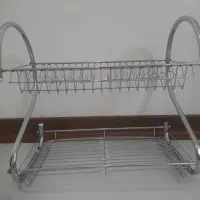 آبچکان استیل باجالیوانی کاملاتمیز|آب‌چکان و نظم‌دهنده ظروف|شاهین‌شهر, خانه کارگر|دیوار