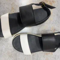 صندل سفید مشکی سایز 40
