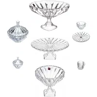 خانواده کریستال مودنا هم تکی هم سرویس|ظروف سرو و پذیرایی|یزد, |دیوار