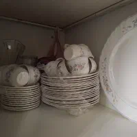 سرویس ویکتوریا دیس فنجان نعلبکی پلوخوری پیش دستی|ظروف سرو و پذیرایی|تهران, فدک|دیوار