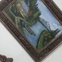 تابلوی نقاشی روی بوم کار دست|تابلو، نقاشی، عکس|رباط‌کریم, رباط‌کریم|دیوار