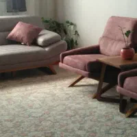 مبل کاملا نو با پارچه ترک و چوب درجه یک راش