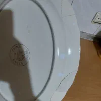 ۲ عدد دیس سینی طرح دار مارک دار خارجی قدیمی (نو)|کلکسیون اشیاء عتیقه|تهران, باغ خزانه|دیوار