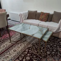 جلومبلی و۲عدد عسلی فلزی