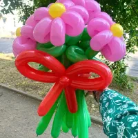 گل بادکنکی|گل مصنوعی|شیراز, قدوسی شرقی|دیوار