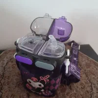 قمقمه دو مخزنه طرح کرومی|ظروف نگهدارنده، پلاستیکی، یکبارمصرف|شفت, |دیوار