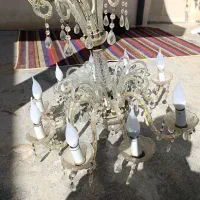 لوستر بزرگ|لوستر و چراغ آویز|بندر گناوه, |دیوار