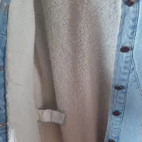 کت جین داخل خز|لباس|رشت, رودبارتان|دیوار