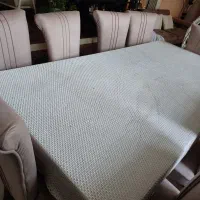 میز تک بدون صندلی ۱۰نفره رنگ سفید جنس چوب