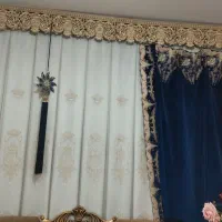 پرده،شال،کتیبه|پرده، رانر، رومیزی|قرچک, شهرک الحدید|دیوار