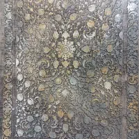فرش ۱۲۰۰شانه گل برجسته خیلی تمیز ۴ عدد ۶ متری