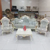 مبلمان استیل کلاسیک ۹نفره راش گرجستان مدل نیکودرحد|مبلمان خانگی و میز عسلی|تنکابن, |دیوار