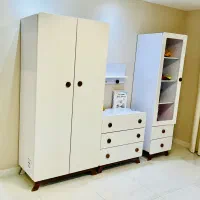 سرویس تخت و کمد کودک نو