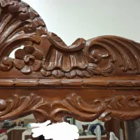 بوفه چوب گردو قدیمی ، منبت کاری شده|بوفه، ویترین، کنسول|تهران, زیبادشت|دیوار