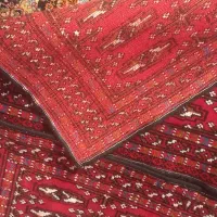 روپشتی نوستالژی  دستبافت ترکمن جنس فرش پشم گوسفند|فرش|زنجان, |دیوار