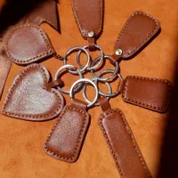 جا کلیدی چرم طبیعی