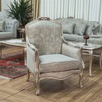 مبل کوئین فرانسوی سه گل|مبلمان خانگی و میز عسلی|چهاردانگه (تهران), |دیوار