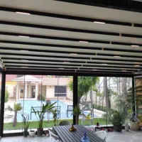 سایبان و سقف متحرک برقی(ریل آلومینیومی استاندارد)|خدمات پیشه و مهارت|مشهد, وکیلآباد|دیوار