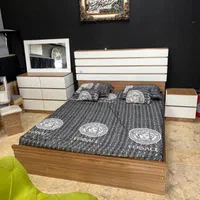 تخت خواب بالوازم+سرویس خواب کامل روژان|تخت و سرویس خواب|مشکیندشت, |دیوار