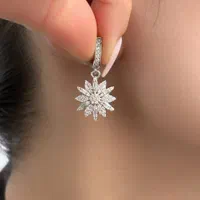 گوشواره نقره مارکیز نقره سازی رضازاده کد 1640|بدلیجات|تبریز, |دیوار