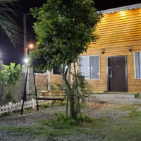 (الیاس) کلبه دوخوابه شیک و نقلی با چشم انداز عالی|اجارهٔ کوتاهمدت ویلا و باغ|ماسال, |دیوار