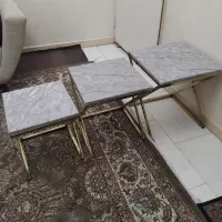 میز عسلی نو جدید فلزی طلایی|مبلمان خانگی و میز عسلی|ری, منصوریه منگل|دیوار