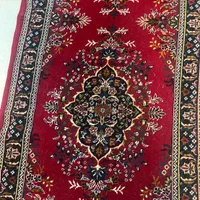 فروش فرش کناره قرمز خاص و تمیز|فرش|قم, آزادگان|دیوار