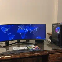 مانیتور ۴۹ اینچ خمیده گیمینگ سامسونگ Odyssey G9|قطعات و لوازم جانبی رایانه|تهران, شهرک دانشگاه شریف|دیوار