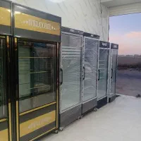 یخچال ایستاده مشکی طلایی|فروشگاه و مغازه|قم, نوقطار|دیوار