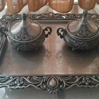 سینی وقندان سیلور