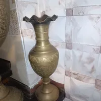گلدون برنجی چهار تیکه|صنایع دستی و سایر لوازم تزئینی|نوشهر, |دیوار