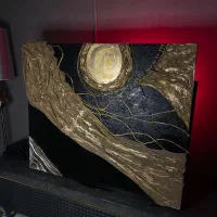 تابلو مدرن با طرح خورشید