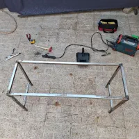 نیمکت نئوپان با پایه آهن|صندلی و نیمکت|مشهد, پنجتن|دیوار