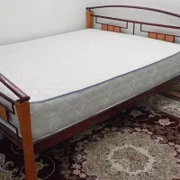 تخت خواب دونفره با تشک|تخت و سرویس خواب|نهاوند, |دیوار