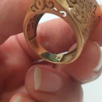 النگو نونو و انگشتر جلوه داره زیبا و مدال ستاره|جواهرات|اراک, |دیوار