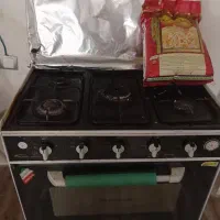اجاق گاز پنج شعله کاملا سالم