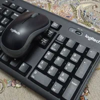 2 عدد موس و کیبورد بی سیم لاجیتک logitech