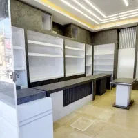 ۱۸متر مغازه کف و دیوار سنگ ۳۰متری جی