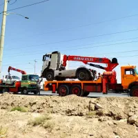جرثقیل هفت تن دکل بلند سبک و سنگین خاور ده تن سبد|خدمات حمل و نقل|اصفهان, آبشار|دیوار