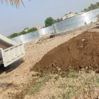 نخاله برداری خاک برداری تراکتور بیل دار نیسان خاور