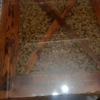 میز ناهاخوری دو نفره و جای سیب و پیازی چوبی|میز و صندلی غذاخوری|شهرکرد, |دیوار