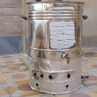 سماور قهوه خانه ای