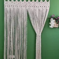 پرده و دیوارکوب مکرومه