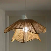 لوستر مکرومه رافیا